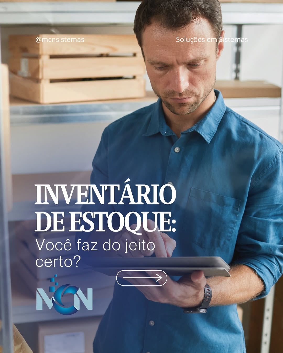 Com o aplicativo de contagem da MCN, você faz tudo direto pelo celular, com rapidez, precisão e integração automática.